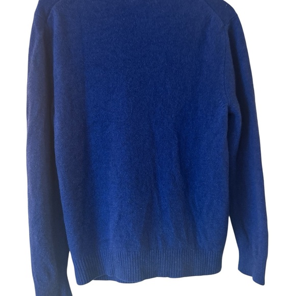Everlane Women's Blue Crew Neck Sweater 100% Wool - Picture 3 of 5